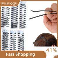 WUSUOGU 36PCS สไตล์เรียบง่าย ที่หนีบผม สีดำสีดำ หลากหลายรูปร่าง กิ๊บหนีบผม สร้างสรรค์และสร้างสรรค์ อุปกรณ์จัดแต่งทรงผม จับผม สาวๆ