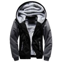 HOT14★2023ผู้ชายใหม่ Hoodies ฤดูหนาวหนาขนแกะ Hoodies เสื้อกีฬาชาย Streetwear Hoodies เสื้อผู้ชาย4XL 5XL