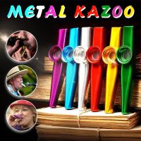 【Moon Musical】 Metallo Kazoo Armonica A Bocca Bocca Flauto Partito Musicale Strumento เครื่องดนตรีเด็กตลกของเล่นการศึกษา Juguetes