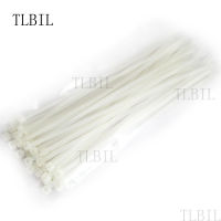 50pcs 5mm x 300mm Nylon Plastic Zip Trim Wrap Cable Loop Ties Wire Self-Locking Cable Management