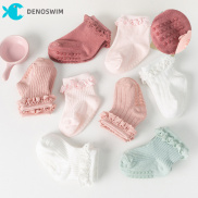 DENOSWIM Cute Lace Ruffle Baby Socks Anti