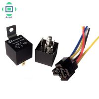 ♡amart♡DC 12V Car SPDT Automotive Relay 5 Pin 5 Wires with Harness Socket 40 Amp