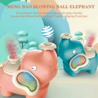 Blowing Ball Elephant Spray Fog Electric Universal Walking Toys Musical Lighting Children Entertaining Puzzle Toy Gift