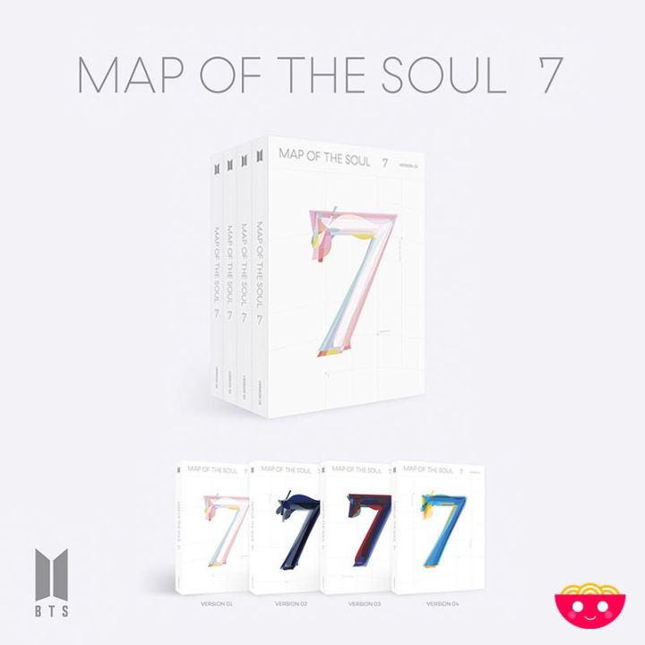 BTS Map Of The Soul 7 Album Set Rolled POB Poster In Tube On Hand Kpop ...