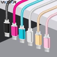 【Super Like】ไนลอน25ซม. 1M 2M 3M Data USB Charger Cable สำหรับ iPhone Xs 8 7 6S Plus Xiaomi 8 Samsung S8 S9 iPad Fast Charging V8สายไฟยาว