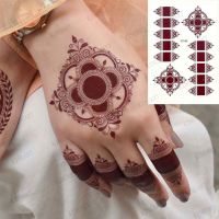hot！【DT】▪✼  Design Stickers Mehndi for Hand Temporary Tattoos Fake Tatoo Hena