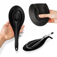 Special Offers 1Pcs Silicone Spoon Rest Mat Kitchen Gadget Dish Holder Silicone Pad Insulation Placemat Heat Resistant Spoon Kitchen Tools 50%