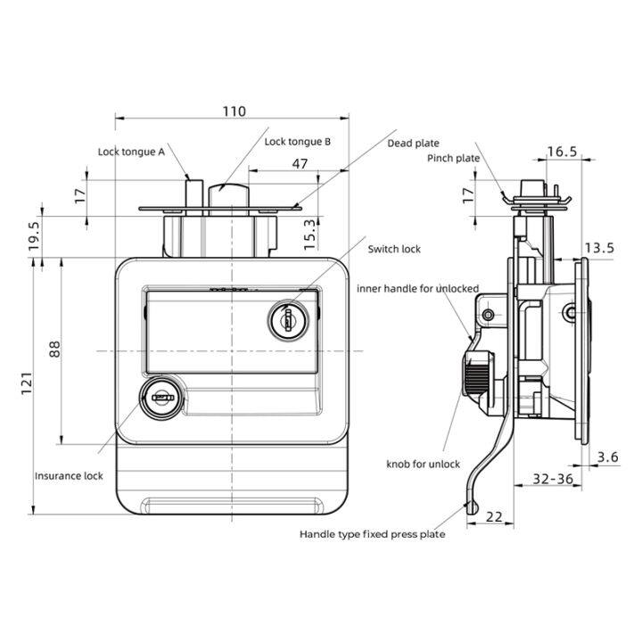 rv-door-lock-transportation-equipment-double-lock-cylinder-zinc-alloy-door-lock-inside-and-outside-lock