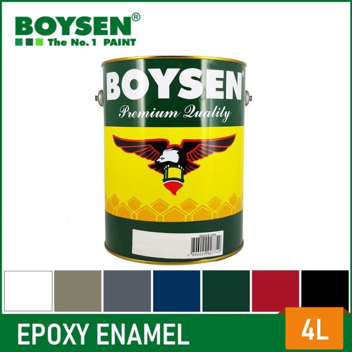 Boysen Epoxy Enamel B-2132 Gray With B-2103 Curing Agent 4 Liters ...