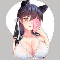 Wrist pads, hand pads, mouse pads, doujin 3D three-dimensional silicone big breasted beauty wrist pads, cute mouse pads