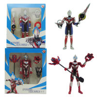 ของเล่นเด็ก Ultraman Geed Orb Joint Doll Model Giga Finalizer And King Prop Set Holiday Gift