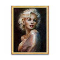 Marilyn Monroe DIY Cross Stitch Embroidery 11CT Kits Craft Needlework Set Printed Canvas Cotton Thread Home Decoration Design