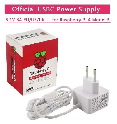 Adaptor Raspberry Pi 4 Original Adapter 5.1V 3A Official Type C ...