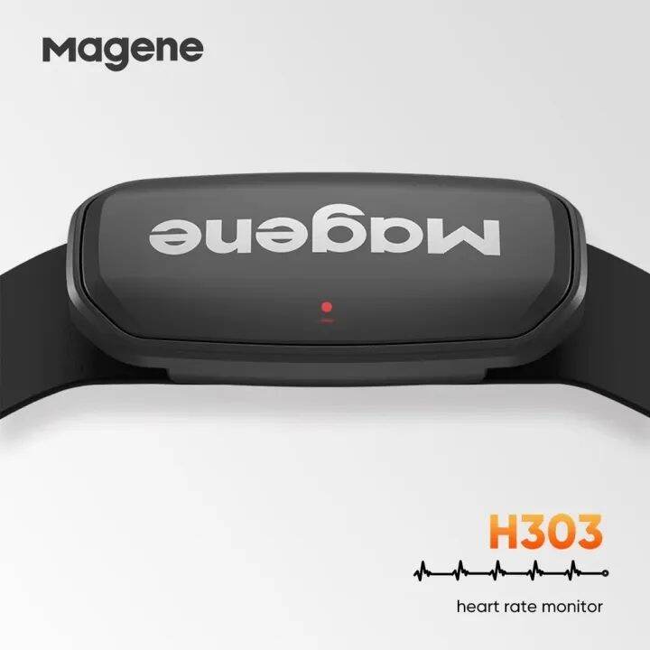 Magene HR Monitor H303, Sensor Denyut Jantung Bluetooth ANT Upgrade H64