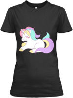 Baby Unicorn! Gildan สตรี Tee เสื้อยืด