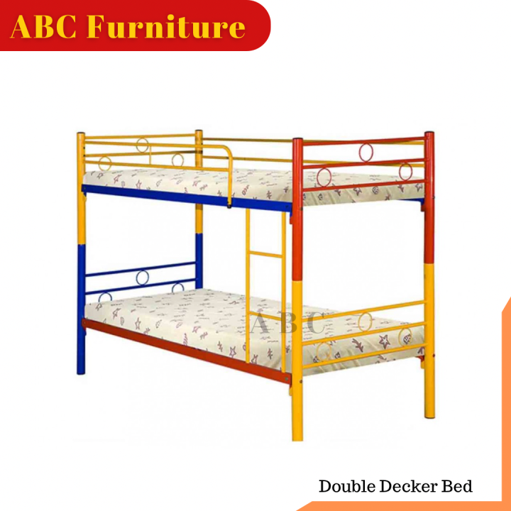 Double Decker Bed Frame / Double Decker Single Bedframe / Metal Bed Frame / Katil Dua Tingkat