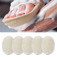 【YF】 5pcs/pack Home For Body Bath Exfoliating Scrubbing Travel Spa Loofah Sponge Pad Washing bathroom Accessories