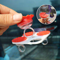 Hummingbird Ring Kit-ฐานยึดตะขอกาว,หน้าต่าง/มือถือหรือโต๊ะ Mini Humming Bird Feeders