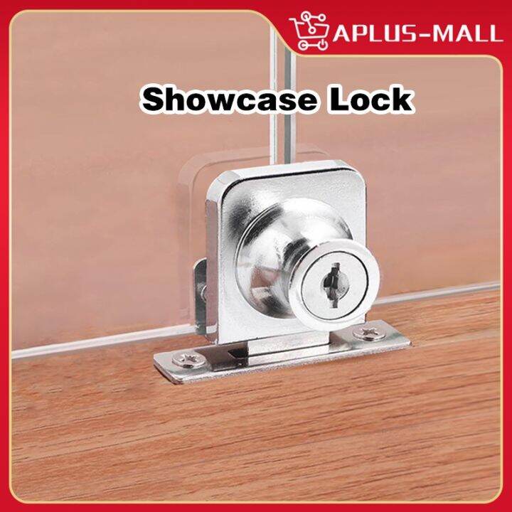 407409 Showcase Lock For 58mm Push Sliding Glass Door Display