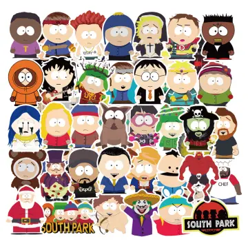 50PCS Animation SouthPark Cartoon Stickers Laptop Guitar Luggage