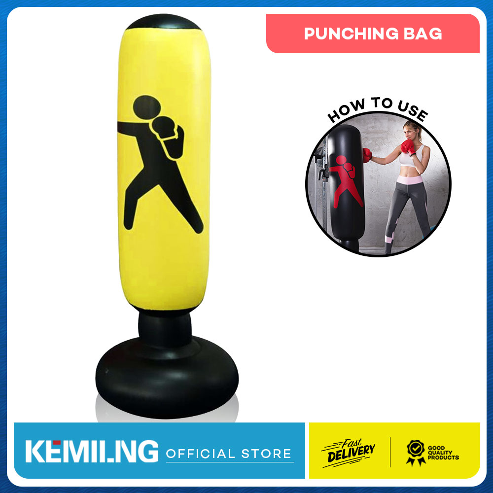 1.5M Inflatable Training boxing Tumbler Sand bag Kongfu Panda Punching Bag 