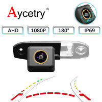 CWAycetry 180 ° AHD 1080P กล้องด้านหลังกล้อง Hd สำหรับ VOLVO S80 S40 S60 V60 XC90 XC60 Night Vision ย้อนกลับ4 Pin รถ