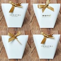 【YF】♨  5/10Pcs Thank You Boxes Wedding Cookie Birthday Favors for Guest Business To Pack Products