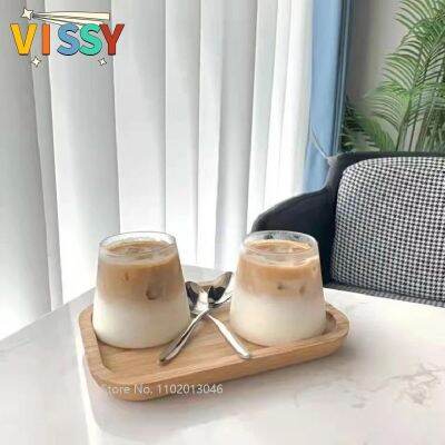 【CW】☄  Transparent Glass Cup Heat-resistant Durable Drinkware Same Mountain