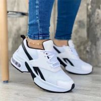 Wedge Platform Sneakers 2023 New Fashion Plus Size Casual Sports Shoes Women Lace-up Mesh Breathable Womens Vulcanized Shoes