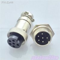 1set GX16 6 Pin Male Female Diameter 16mm L74Y Circular Connector Aviation Socket Plug Wire Panel Connector High Quality On Sale