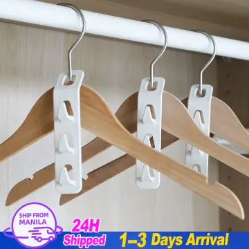 6/12 Pcs Space Saving Closet Hanger Triangle Clothes Hanger Connector Hooks  Wardrobe Coat Organizer Extendable Hanger Holder