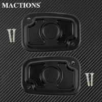 Motorcycle Brake Master Cylinder Cover Black Cover Fits For Harley Tou Electra Glide FLHX Street Glide Road Glide V-Rod FLHR