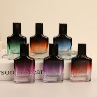 【YF】☌☋  Perfume Bottles 30ml Spray Bottle Refillable Gradient Color Glass Atomizer