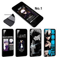 Casing หรับ OPPO F5 A73 F7 F9 Pro A7X F11 F17 F19 A74 A95 Pro Find X3 Pro Lite Neo R9 R9s F1 Plus A76 Reno 7 7Z 6Z FUL26 Jujutsu Kaisen Gojo Satoru Pattern Phone เคสโทรศัพท์