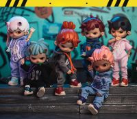 【LZ】☸  Adou Cool Street Series Blind Box Caixa do Tesouro da Penny Caixa Misteriosa Action Figures Modelo Bolsa Surpresa Brinquedos OB11 1 12Bjd