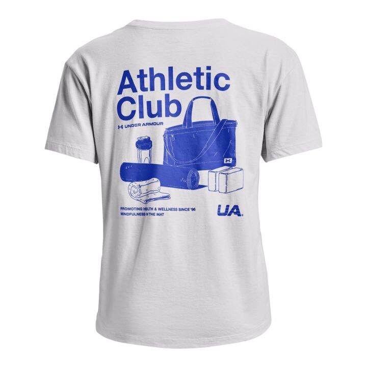 under-armour-ua-womens-vintage-athletic-club-short-sleeve-อันเดอร์-อาร์เมอร์-เสื้อแขนสั้นเทรนนิ่ง-สำหรับผู้หญิง