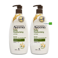 Aveeno Daily Moisturising LOTION อาวีโน่ โลชั่นเพิ่มความชุ่มชื้นสำหรับทุกวัน ปราศจากน้ำหอม ล๊อคความชุ่มชื่นยาวนาน 48 ชม. ขนาด 18 ออนซ์ (532 มล.)/ขวด