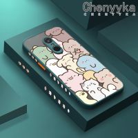 เคส Chenyyyka สำหรับ Xiaomi Redmi โน๊ต4 Note 4x Note 4 Pro เคสแบบเต็มหน้าจอลายสัตว์บางน่ารักมีน้ำค้างแข็งโปร่งใสแข็งขอบสี่เหลี่ยมกันกระแทกปลอกซิลิโคนคลุมทั้งหมดเคสนิ่มสำหรับป้องกัน