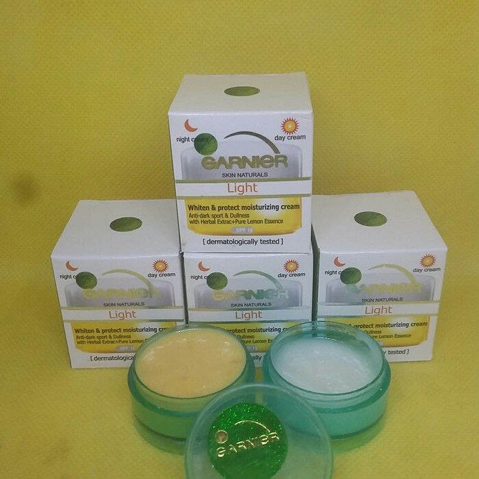 (COD)CREAM GARNIER SUSUN SIANG & MALAM , memutihkan dan mencerahkan