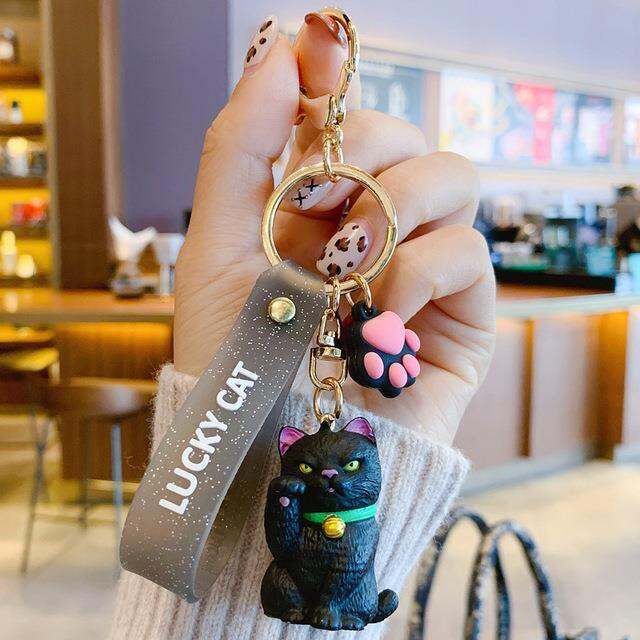 for-women-cute-lucky-cat-keychains-cartoon-kitten-doll-key-chain-with-lanyard-kids-toy-car-pendant-bag-key-ring-girl-llaveros