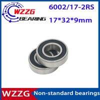 【CW】 WZZG 10PCS Non standard motor bearing 6002/17 2RS 17329 2RS 17x32x9mm