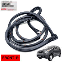 ยางขอบประตู หน้า-ขวา สีดำ แท้ จำนวน 1 ชิ้น Toyota AVANZA F600 F601 F602 โตโยต้า อแวนซ่า ปี 2004 - 2011 4ประตู Genuine Front RH Door Rubber Weatherstrip Seal