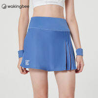 Wakingbee Field Skorts (Blue) กระโปรง พร้อมขาสั้นซับในกันโป๊ ดีเทลจับพลีท ทรงสวย ใส่วิ่ง ตีกอล์ฟ ตีเทนนิส ฟิตเนส