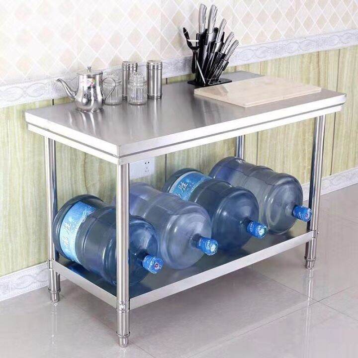 Kingkong Double deck stainless steel worktop dining kitchen worktop