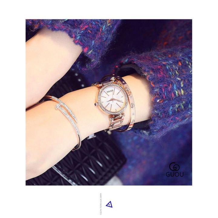 แบรนด์ชั้นนำหรูหรา-rose-gold-rhinestone-ผู้หญิงนาฬิกาแฟชั่นสร้อยข้อมือสแตนเลสสุภาพสตรีนาฬิกา-minimalist-หญิงชุดลำลองนาฬิกา