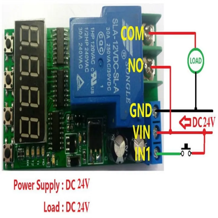 io23c01-dc-12v-24v-30a-multifunction-timer-delay-relay-module-high-power-on-off-adjustable-for-plc-motor-led-car