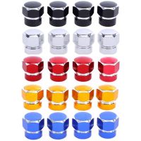 4Pcs/set Universal Aluminum Car Wheel Tire Valve Stem Cap Tyre Dust Covers Auto Accessories