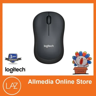 Logitech Wireless Mouse Silent M221 เม้าส์ไร้สาย ปุ่มเงียบ ขนาดพกพา - สีเทาดำ (Charcoal) - รับประกัน 3 ปี