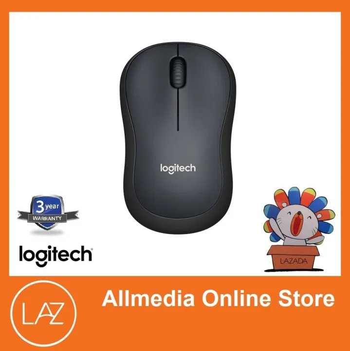 logitech-wireless-mouse-silent-m221-เม้าส์ไร้สาย-ปุ่มเงียบ-ขนาดพกพา-สีเทาดำ-charcoal-รับประกัน-3-ปี