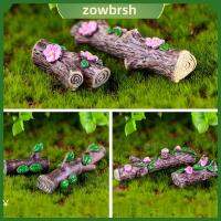 ZOWBRSH 10Pcs สีชมพูอมชมพู บอนไซดอกพีช เรซิน ดอกพีชบาน ผักบุ้งบอนไซ เครื่องประดับมอส ผักบุ้งผักบุ้ง ภูมิทัศน์ขนาดเล็กมาก ของตกแต่งบ้าน